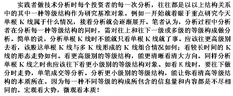 股票技术分析的构成次序