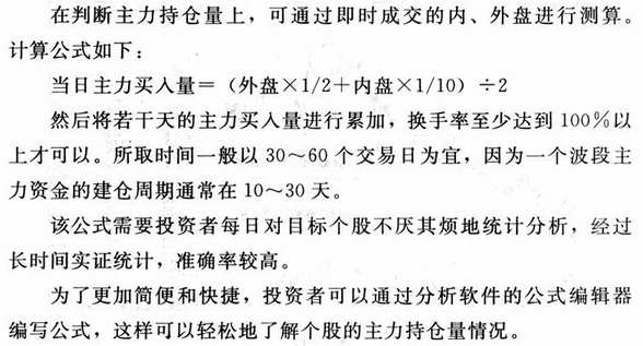 内盘外盘图解分析
