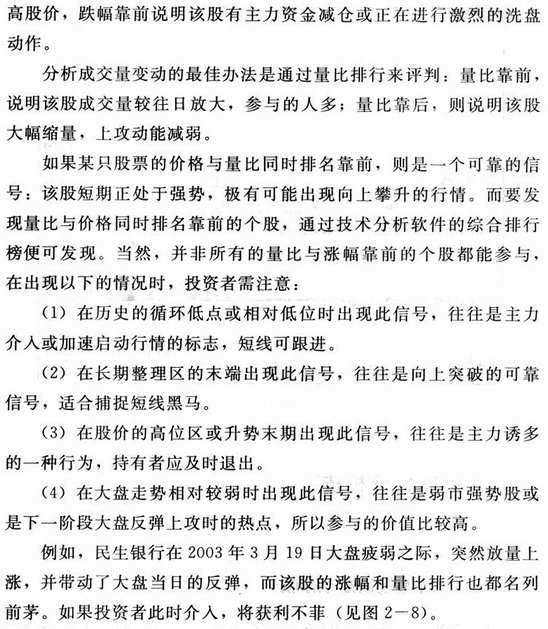 量比图解分析技巧