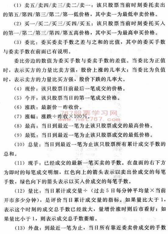 交易信息和功能切换窗口