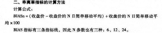 乖离率BIAS指标的原理