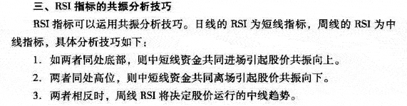 RSI改进应用的方法