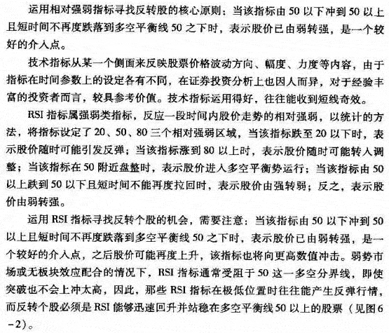 用RSI指标寻找反转股