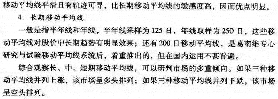 移动平均线的原理与算法