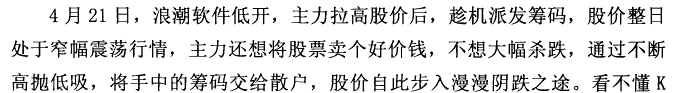 浪潮软件K线实战