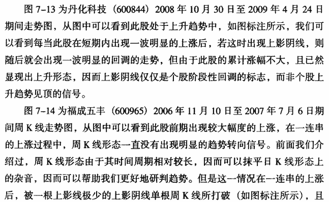 上影阴线实战解析