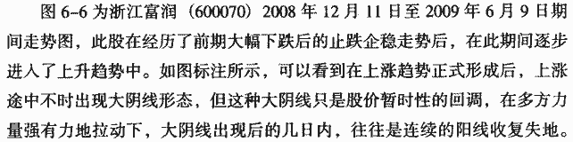 上升途中大阴线