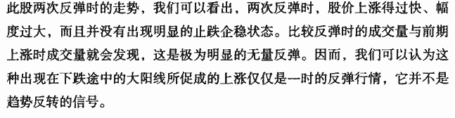 下跌途中的大阳线