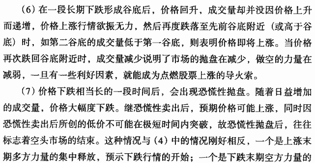 八种必知的量价关系