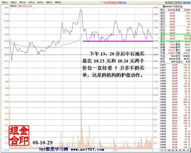 中石油机构护盘